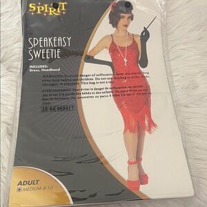 Spirit Halloween Red Speakeasy Sweetie Costume.